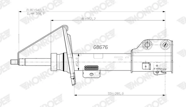 Opel Mokka B Ds3 Peugeot 2008 Sağ Ön Amortisör 9836654980