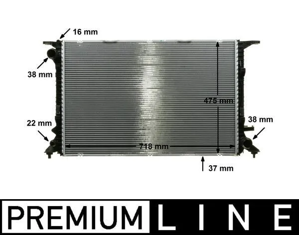 Motor Su Radyatörü A4-A5-A6-A7-Q5