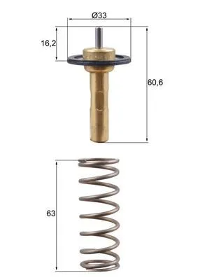 Termostat Volvo C30 C70 S60ıı Xc70 II 10 -