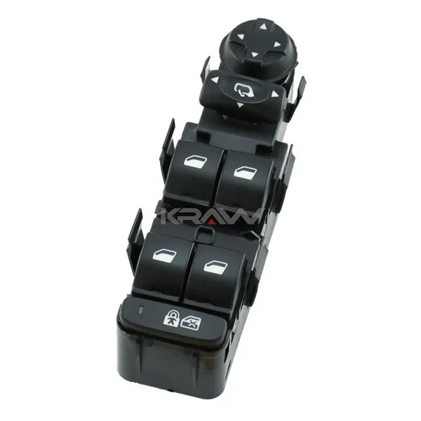 Peugeot 5008 2010-2016 Sol Şöför Tarafı Çerçevesiz Cam Açma Düğmesi Kraw Marka Yan Sanayi