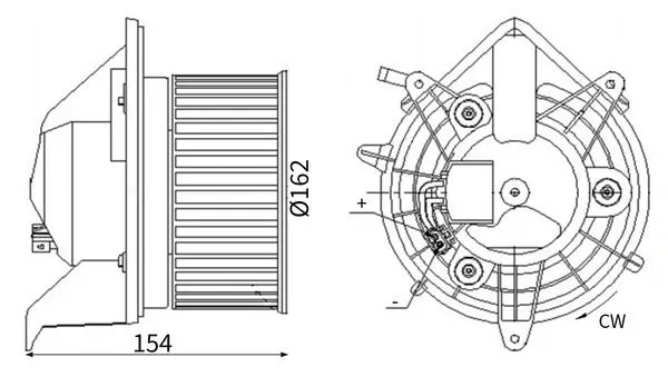 Kalorifer Motoru Mini R-55 / 56 / 57 / 58 / 59 / 60