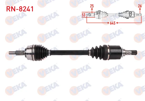 Komple Aks Sol Ön Renault Clıo5 1.5 DCI 19 >