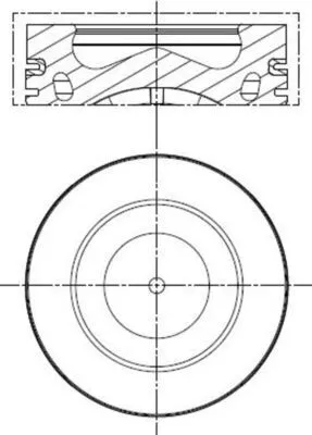 Piston Segman (0.50) Caddy / Golf / Polo / Touran 09 > 13