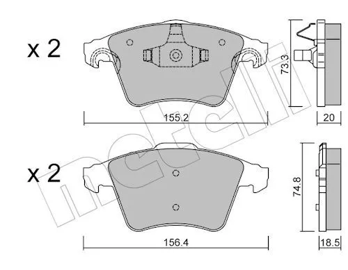 Ön Fren Balatası (VW Transporter 03-19)