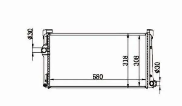 Su Radyatörü Brazing (Fiat Idea Punto 1.3 JTD 04-12)