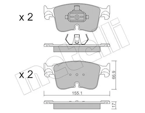 Ön Fren Balatası VW Caddy Cupra Formentor