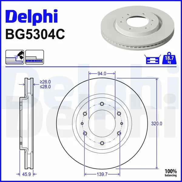 Fren Diski Delikli On Mitsubishi L200 19 -