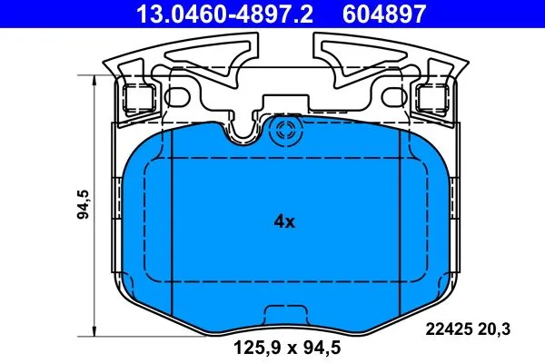 Fren Balatası Ön BMW F30 G20-520 X3 X6-X7