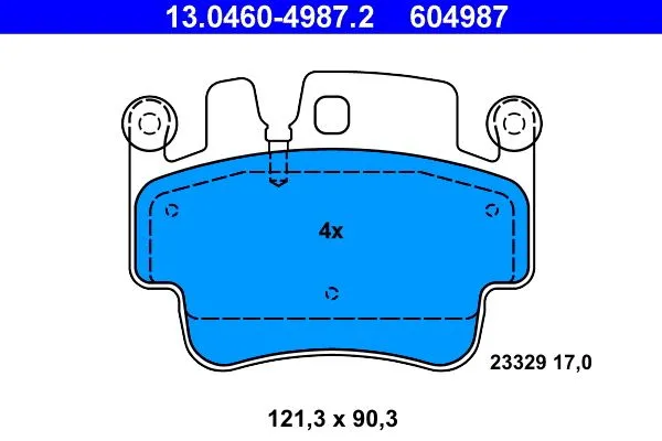 Fren Balatası Ön 911 996 997 97 > 08 Boxster 986 987 02 > 11 3.2 3.4