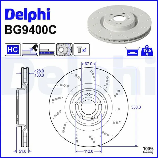 Fren Diski Delikli On Mercedes W177 V177 W247 C118 H247 X247