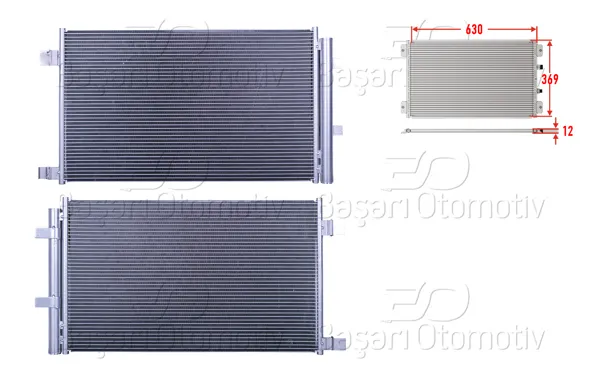 Klima Radyatörü 630X369x12 Nissan Qashqai 2 Suv 1.5 DCI 2013 > Nissan Qashqai 2 Suv 1.7 DCI 2019 > Renault Megane 4 Hatchback 1.5 115 2018 >