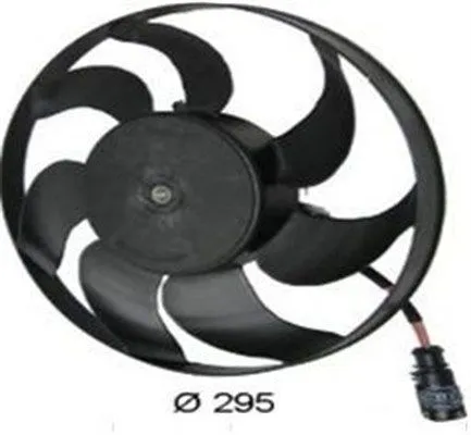 Fan Motoru-295 mm 200W (VW Caddy 04-Golf 04-14 Passat 06-15 Audi A3 04-13 Seat Leon 06-13