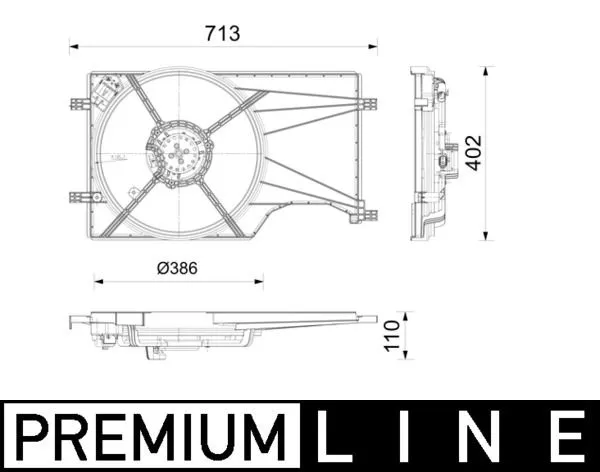 Fan Motoru Davlumbazlı Opel Corsa E (6 Vites Otomatik) 1.2 / 1.4