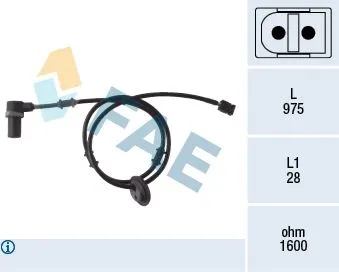 ABS Sensörü Arka Sol M.Benz 210 96 -