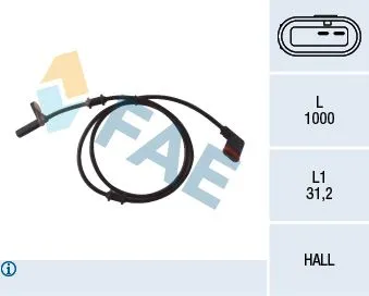 ABS Sensörü Arka Sağ M.Benz 203 209 00-07
