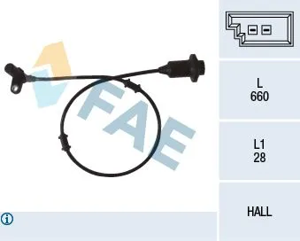 ABS Sensörü Arka Sağ M.Benz 215 220 98 -