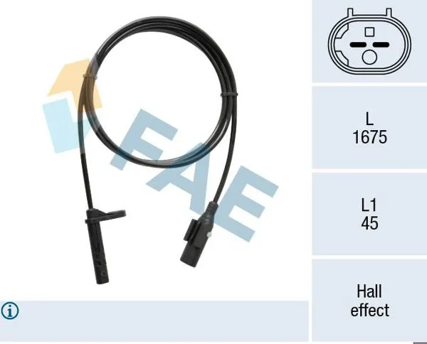 ABS Sensörü Arka Sol Vag Craft M.Benz 906 06 -