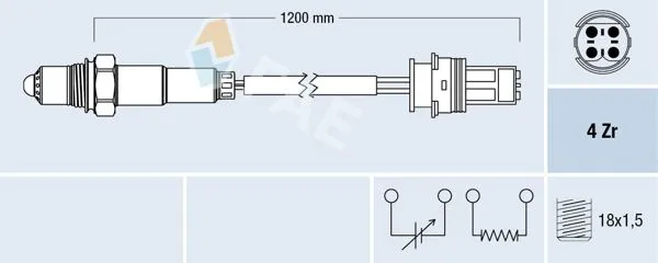 Lambda Sensörü BMW E36 M.Benz 202 208 93 -