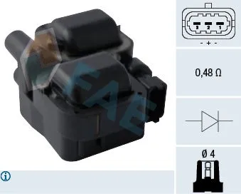 Ateşleme Bobini M.Benz 163 169 210 220 245 97-12