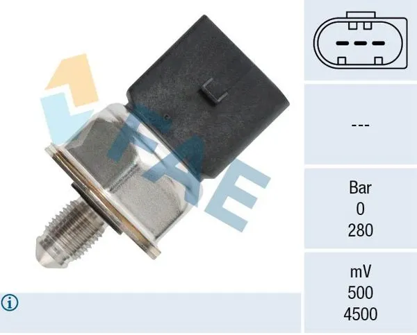 Basınç Sensörü Yakıt Vag A1 A3 A4 A5 A6 Cad4 Go6-7 Jet4 Pas Tiguan 12 -