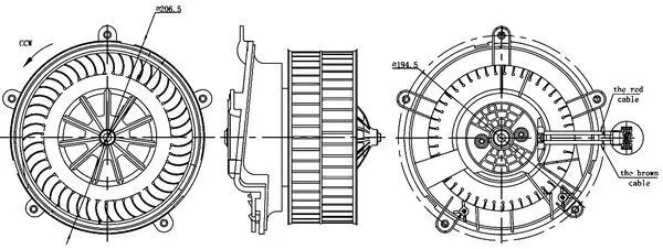 Kalorifer Motoru BMW E65 66 67 02-09