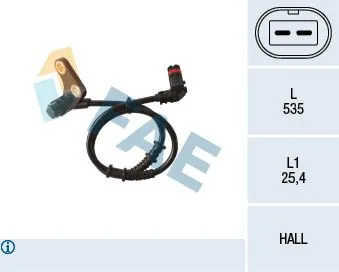 ABS Sensörü Ön Sol M.Benz 170 202 208 93 -