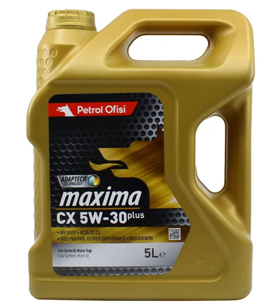 Petrol Ofisi Maxima Plus CX 5W30 5 Litre Motor Yağı