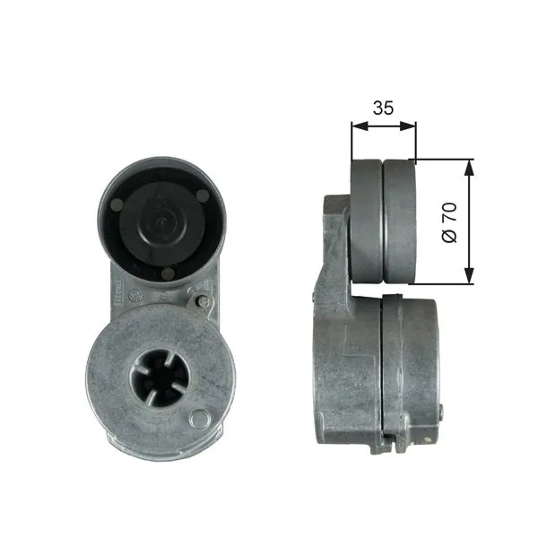 Alternatör Gergi Rulmanı Mercedes Cıtaro 98 = > , Conecto 01 = > , Integro 06 = > , Travego 99 = > , Tourısmo 03 = > , Tourıno 03 = > , Intouro 05 = >