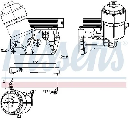 Yağ Soğutucu Komple (VW Touareg 03-10 Transporter 03-10)