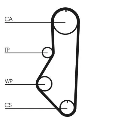Triger Kayışı Mazda 626 II 2.0 83-87 929 II 2.0 84-87