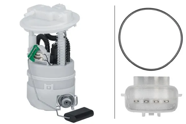 Yakıt Besleme Ünitesi,12V,Elektrikli,4-Kutuplu,Ren