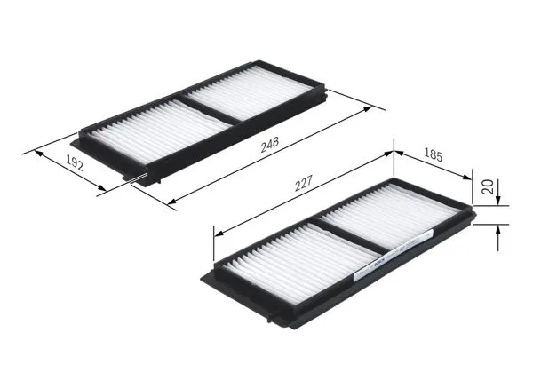 Polen Filtresi Set