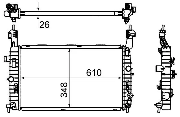 Radiator Opel Meriva (Cr833000s)