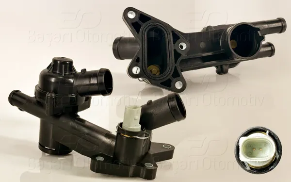 Termostat Yuvası (Müşürlü Komple) VW Polo Ibiza Fabia 1.2 02 >