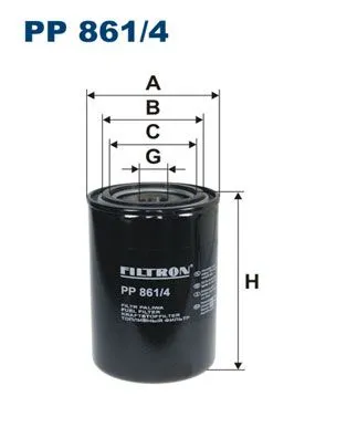 Yakıt Filtresi Daf 75 Cf.250,290,320 , 85 Cf 340, 380, 430 , 95 Xf