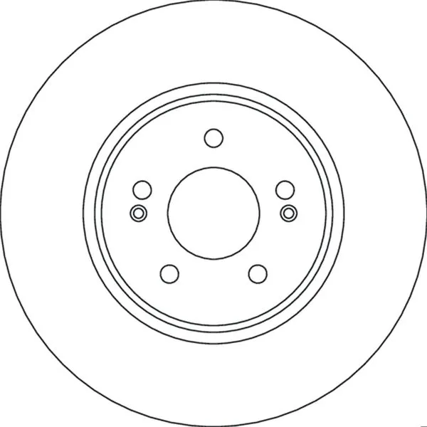 Fren Diski (Tekli Paket)-Boyalı Delikli On Hyundai Tucson 2021-/ 325×5 / Kia Sportage 2021 -