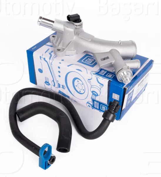Termostat (Komple Alüminyum Hortumlu Gm) Opel Astra J Insignia Corsa D 1.4 Net 09 >