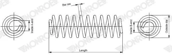 Helezon Yayı BMW E39 E46 On