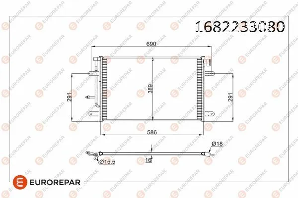 Erp Klima Radyatörü Audi A4 B7 Seat Exeo