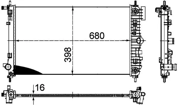 Radyatör Su Insignia 08= A20nht A-T