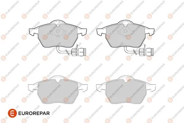 Erp Fren Balatası Ön (156mm) Kablolu A6 94-(Tamir Takım Kit) Gdb1049 (Iam)