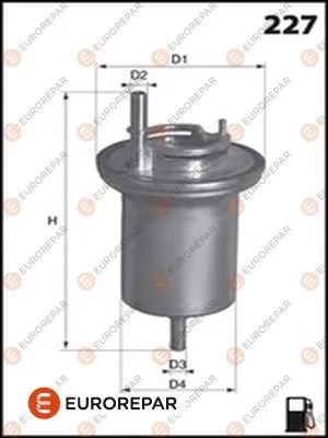 Yakıt Filtresi 3 Bar / H155wk01 / Kl156 / 1