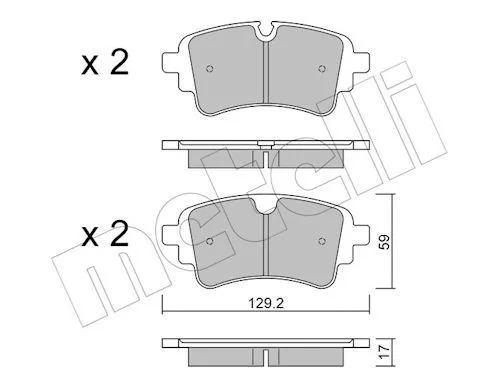 Arka Balata-Kablosuz Audi A4-A6-Q5