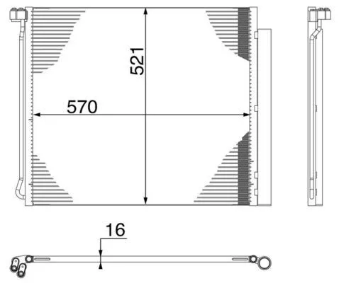 Klima Radyatörü N57x-N63-N63n-E70-E71-F15-F16
