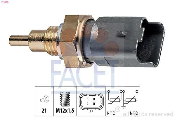 Sıcaklık Sensörü Fiat Palio Marea Brava Punto 16 19D 19 JTD 2