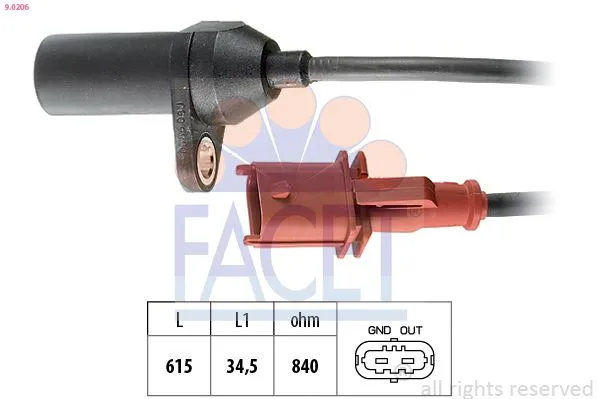 Devir Sensörü Fiat Palio Punto 1.2 16 V-1.3 178 D6.011-188 A5.000