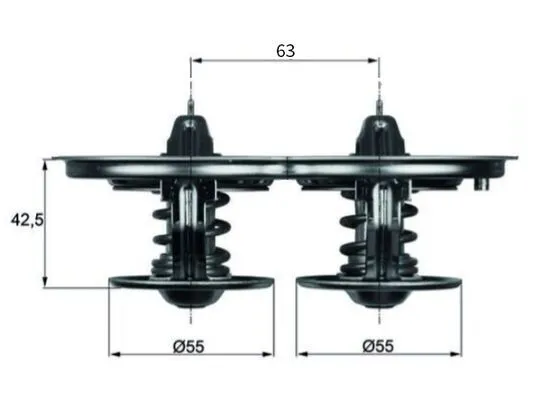 Termostat Scania