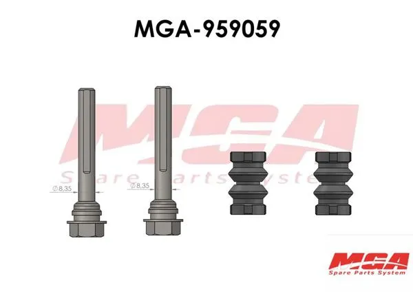 Kaliper Burc Tamir Tk Arka (Renault Clio III Megane III 3008 308 5008 407 C3 C4 C5 S40 V40)