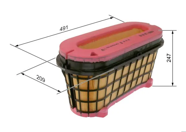 Hava Filtresi Actros 1824 L.Ls-Actros 1827 L.Ls-Actros 1830 L.Ls-Actros 1832 L.Ls-Actros 1833 L.Ls-A
