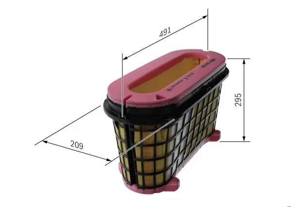 Hava Filtresi Actros 1824 L.Ls-Actros 1827 L.Ls-Actros 1830 L.Ls-Actros 1832 L.Ls-Actros 1833 L.Ls-A